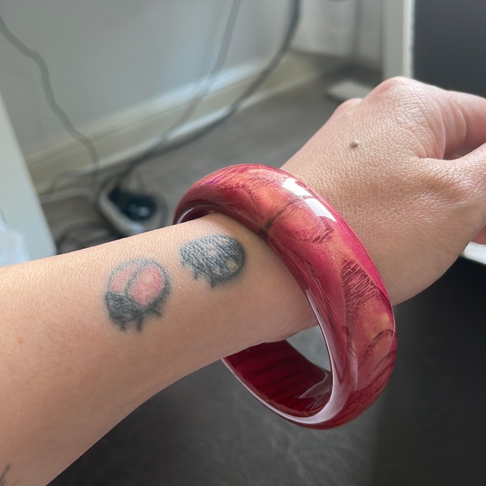 Hot Pink Bangle Bracelet